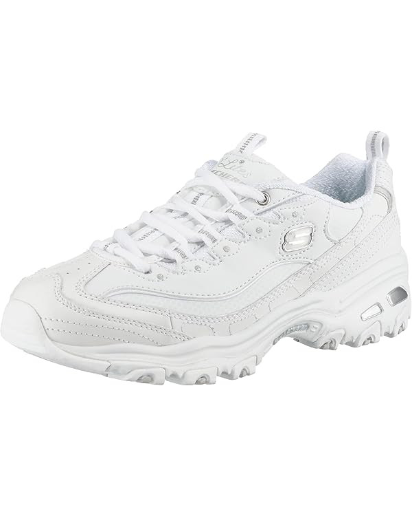 Skechers Women's D'Lites Fresh Start Memory Foam Lace-up Sneaker Fashion | Amazon (US)