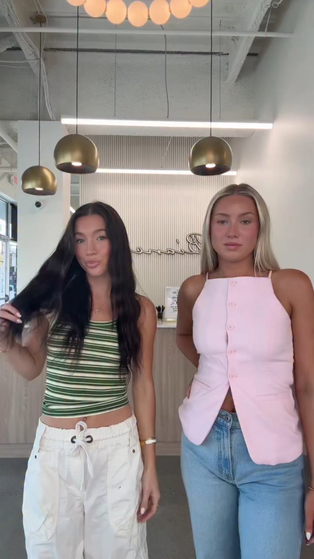 10 months later girly pop finally got her hair cut!! I leave for Paris in 2 days and truly could not put it off a min longer now that my bridal era is over. Shout out to my queen (and bestie girl) 🫶🏼 @hairby.nicoleb ily sissy