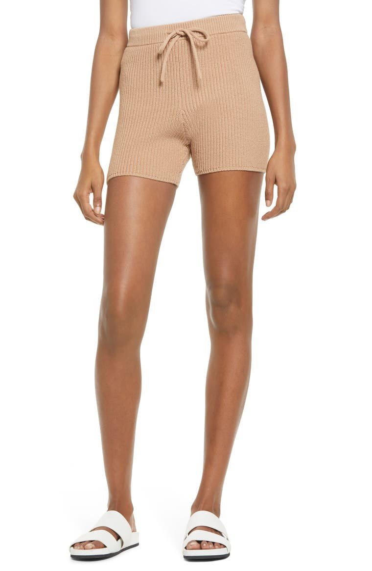 Sanzo Tie Waist Knit Shorts | Nordstrom