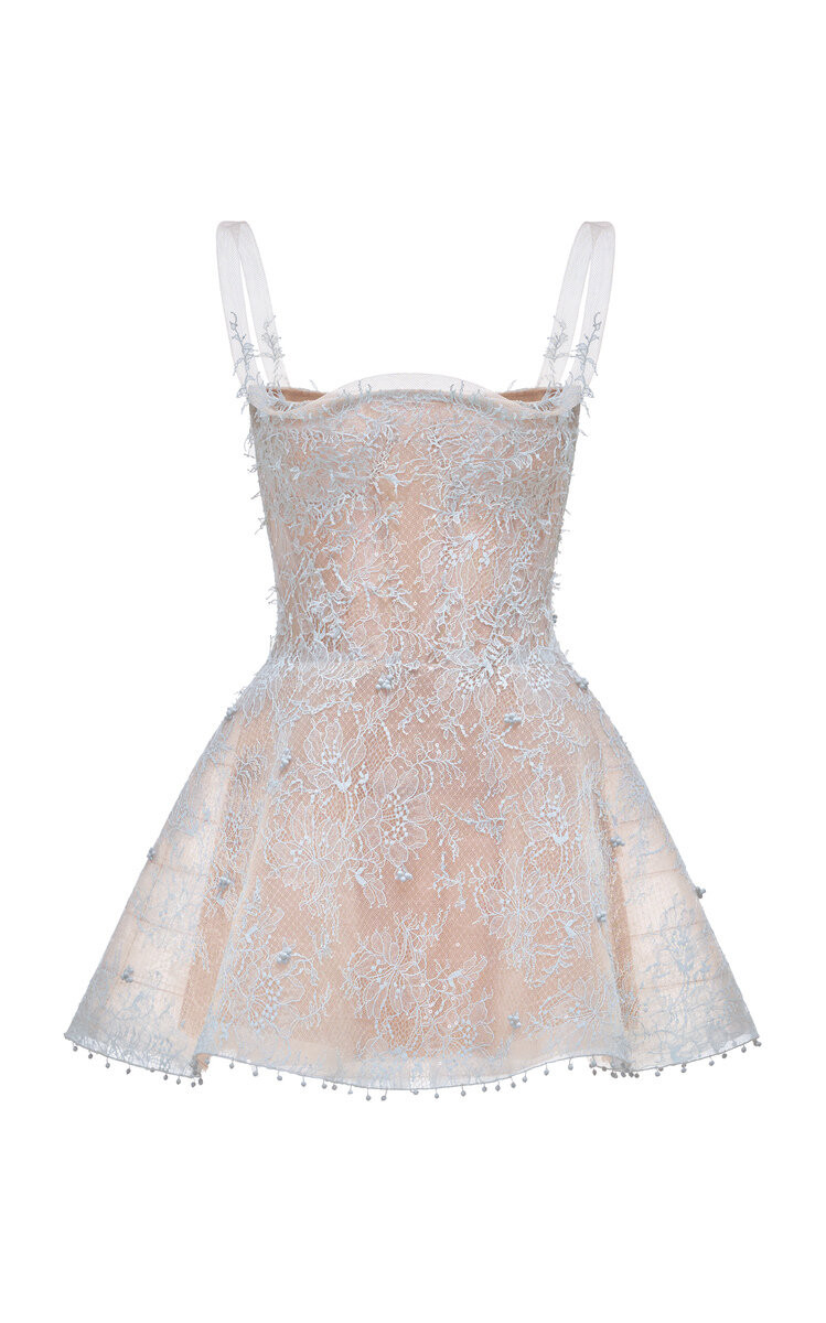 Straight-Neck Skater Mini Dress By Montsand | Moda Operandi | Moda Operandi (Global)