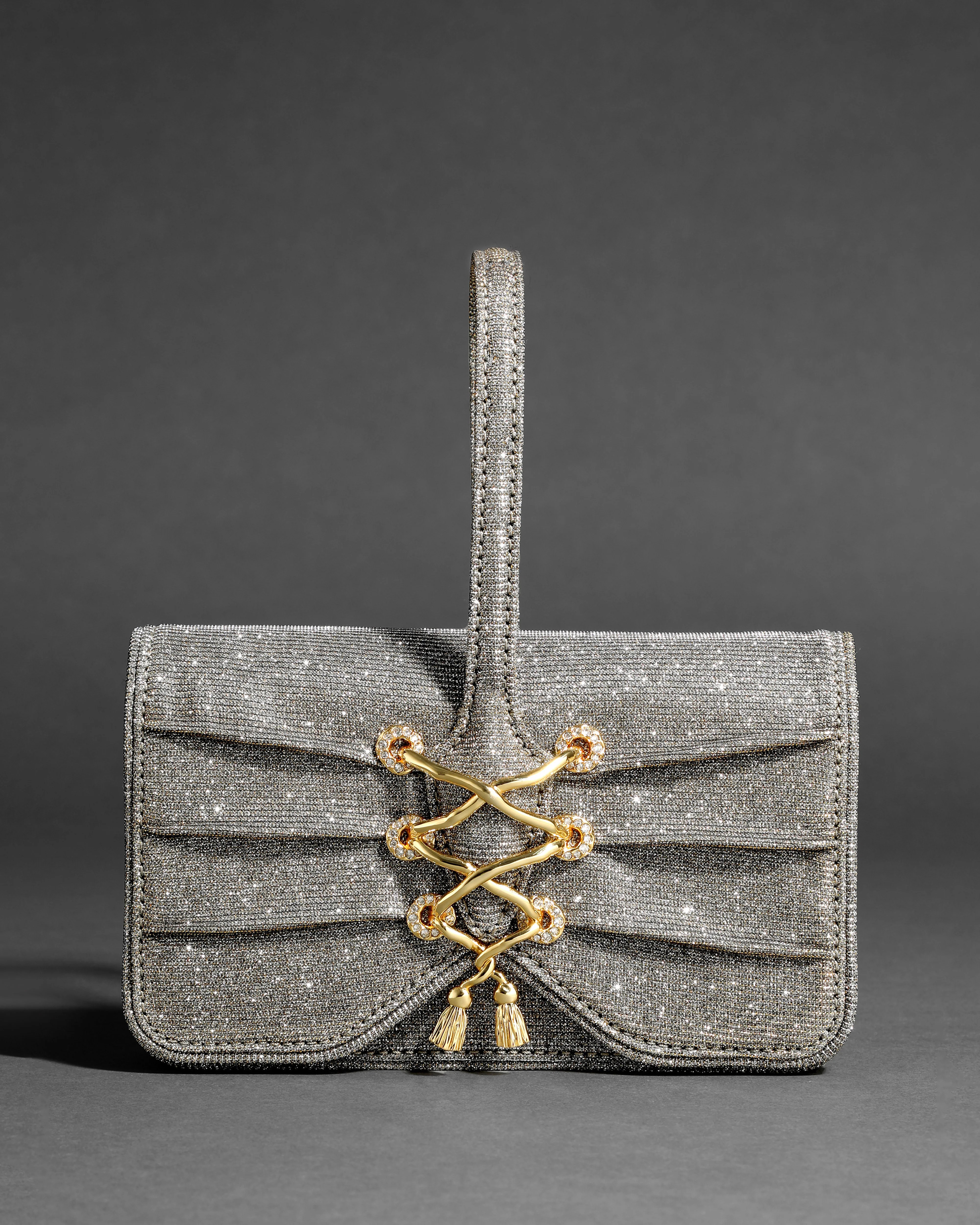 Disco Gold Lace-Up Wristlet | Alexis Bittar | Alexis Bittar