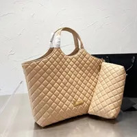 Shopping Bags Travel bag Beach bag high quality Luxury Leather Check Women Handbag designer bag s... | DHGate