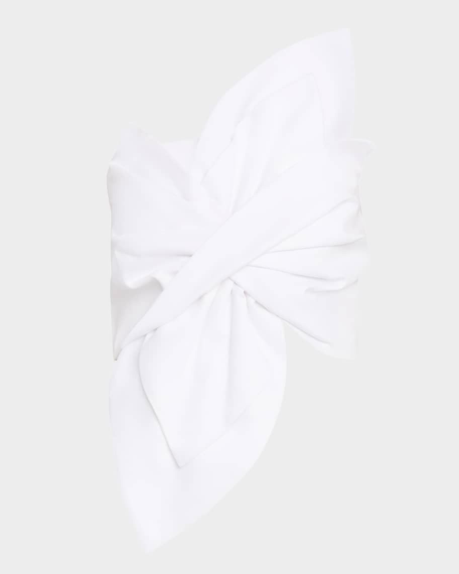 Orchid Bow Crop Top | Neiman Marcus