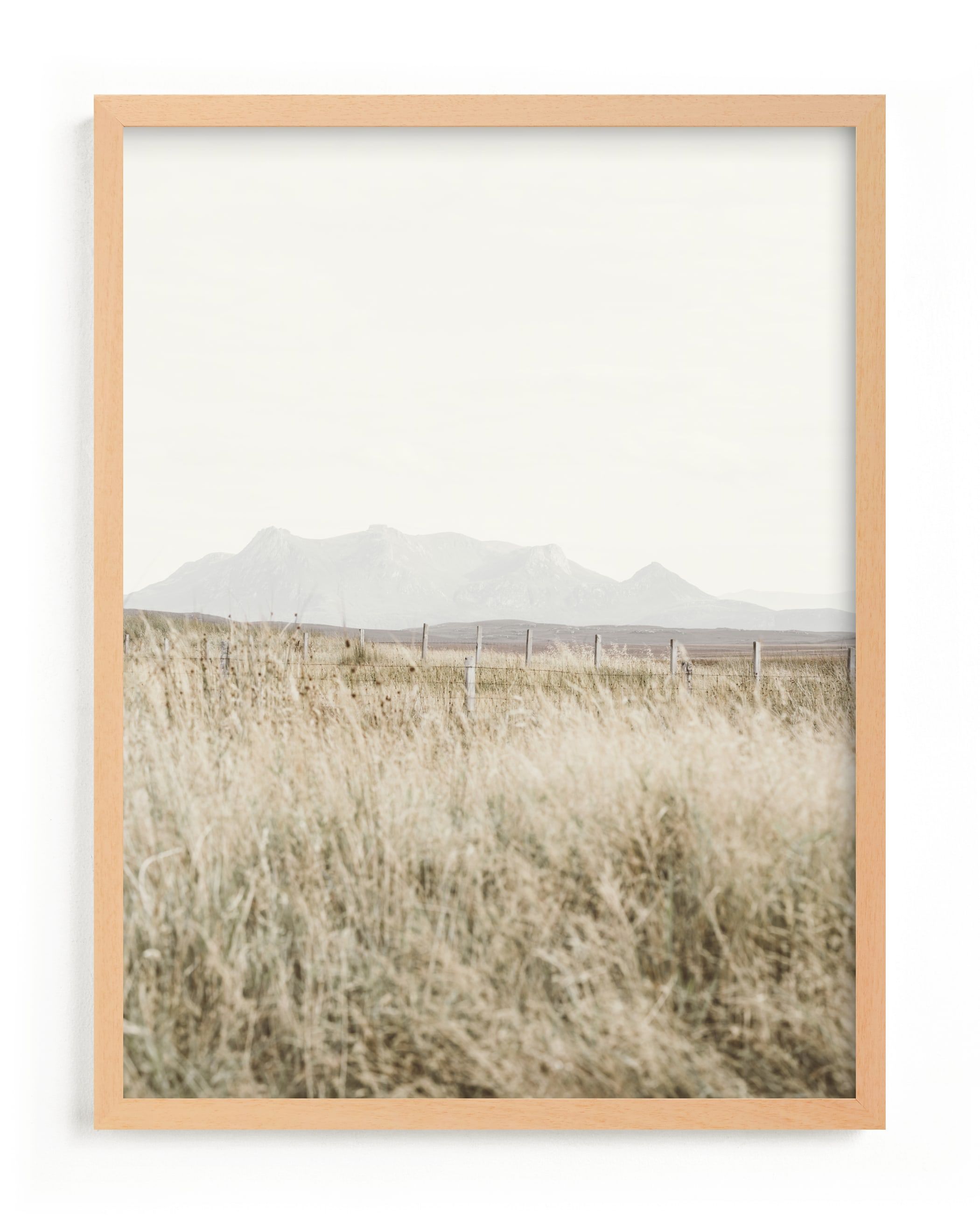 "highland prairie III" - Grownup Open Edition Non-custom Art Print by Kamala Nahas. | Minted