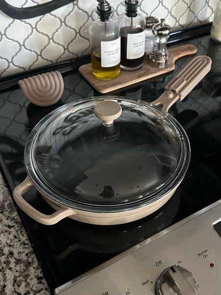 Love this cast iron pan perfect for searing, eggs, meats, sauces love it I’m a huge fan of all of their products linking all my faves and so many color options I have all the neutrals but a pop of color is great my daughter has mint #ourplace #alwayspan #perfectpot #castironpan #frying #cooking #kitchen #pots #pans #mealprep 

#LTKhome #LTKover40 #LTKGiftGuide