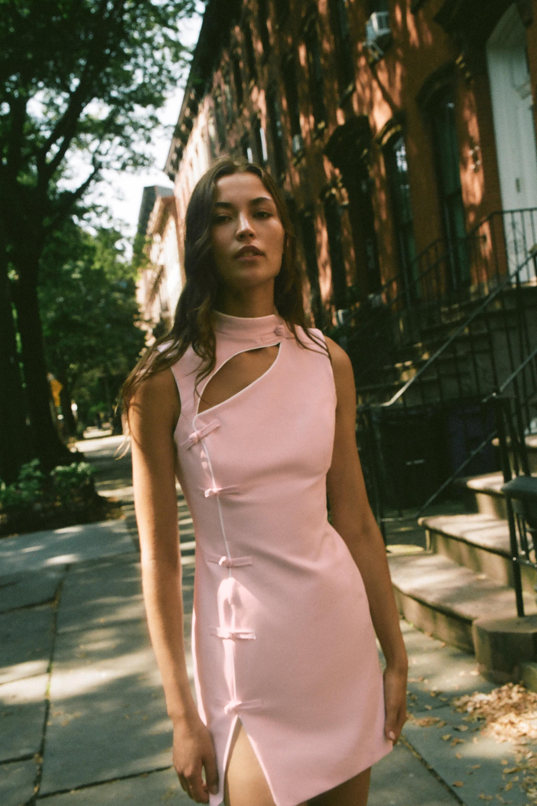 MINI FROG FASTENING DRESS | Zara US