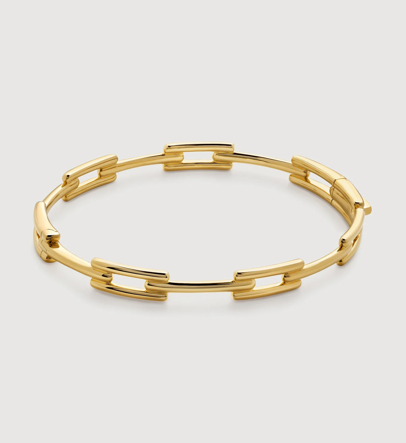 Signature Link Skinny Bangle | Monica Vinader (Global)