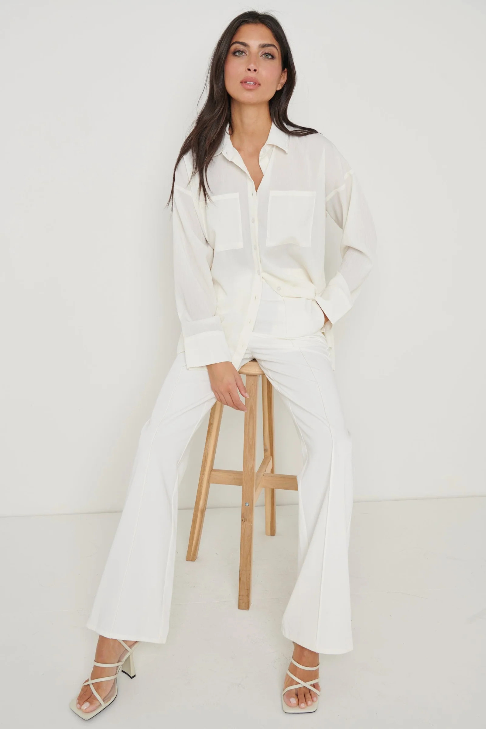 Drew Crinkle Shirt | Pretty Lavish (UK)