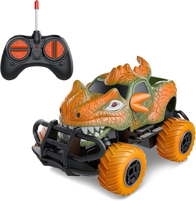 RC Toys for 4-5 Year Old Boys Dinosaur Remote Control Cars, Mini Dino Cars for Kids Toys Age 3-6 ... | Amazon (US)