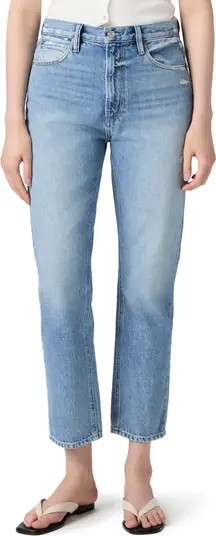 PAIGE Billy High Waist Crop Straight Leg Jeans | Nordstromrack | Nordstrom Rack