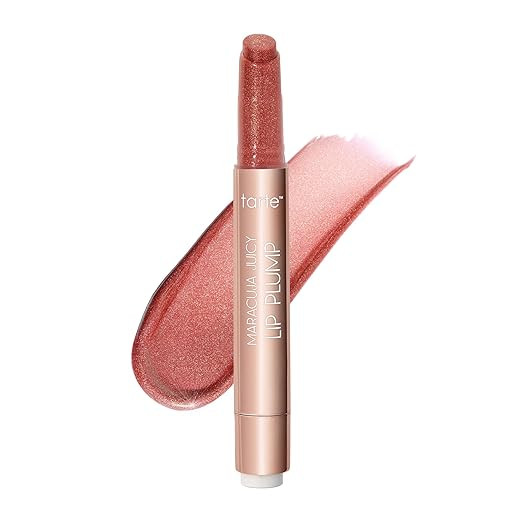 tarte maracuja juicy shimmer glass lip plump – Hydrating & Volumizing Lip Gloss Balm with Hyalu... | Amazon (US)