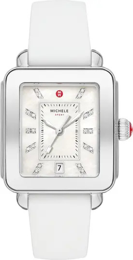 Deco Sport Watch Head & Silicone Strap, 18mm | Nordstrom