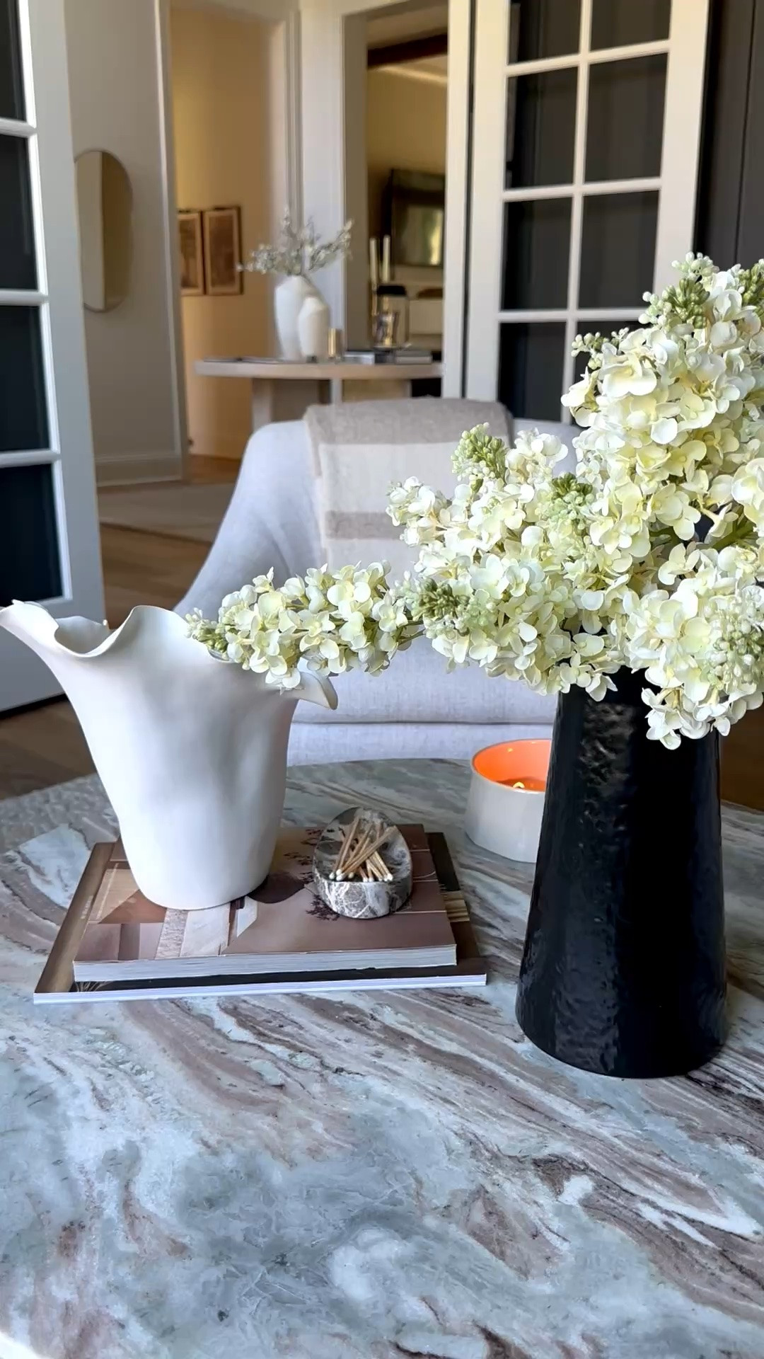 Our sitting room/parlor. Love the comfortable armchairs and the marble coffee table. @Wayfair @Target

#LTKMothersDay #LTKstorytime