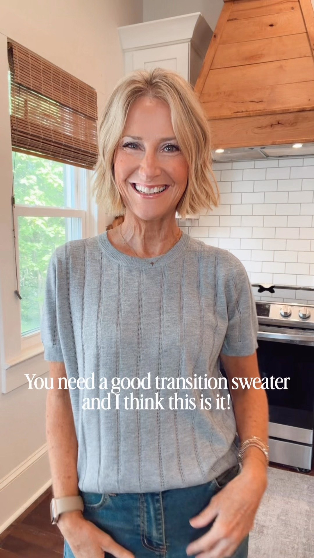 The perfect fall transition sweater 🍂 So soft, versatile and easy to layer as the weather gets cooler.

#LTKgrwm #LTKOver40 #LTKSeasonal