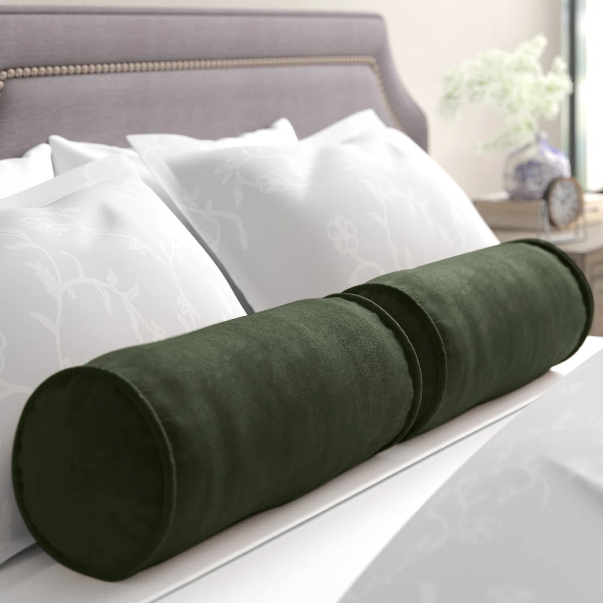 Microsuede Reversible Throw Pillow (Set of 2) | Wayfair North America