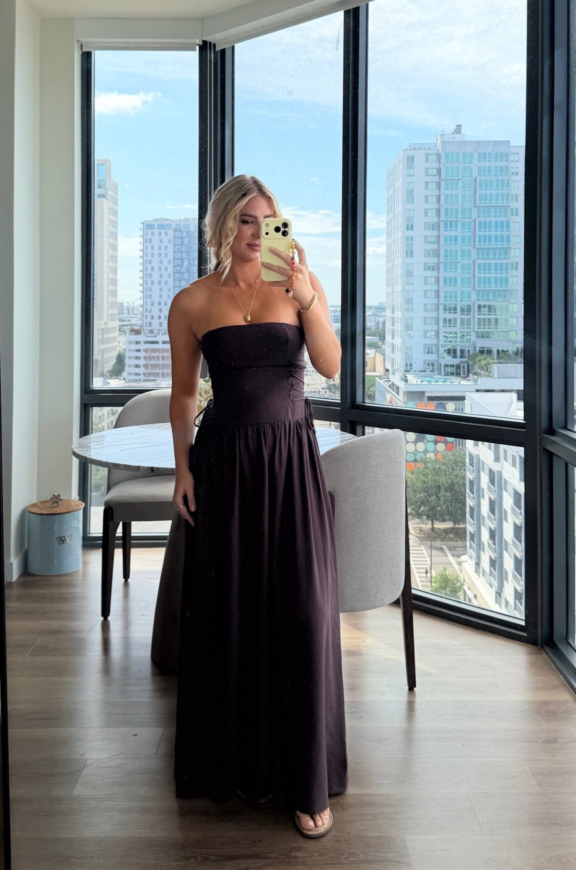 I got this brown linen maxi dress and have already worn it twice it’s comfy and so pretty on! I did a size 4 

#LTKSeasonal #LTKootd