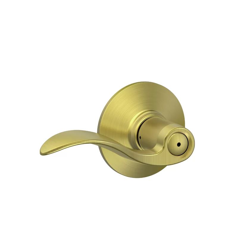 Accent Privacy Door Lever with Rosette | Wayfair North America