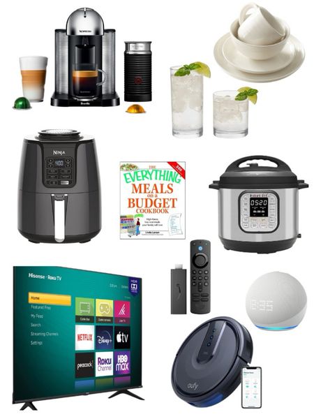 Get your graduate helpful household items for their first apartment. Choose from items like a Nespresso, Insta pot, air fryer, dishware, drinking glasses, and popular electronic items like a smart TV or Robo vacuum. 

#LTKGiftGuide #LTKhome #LTKstyletip