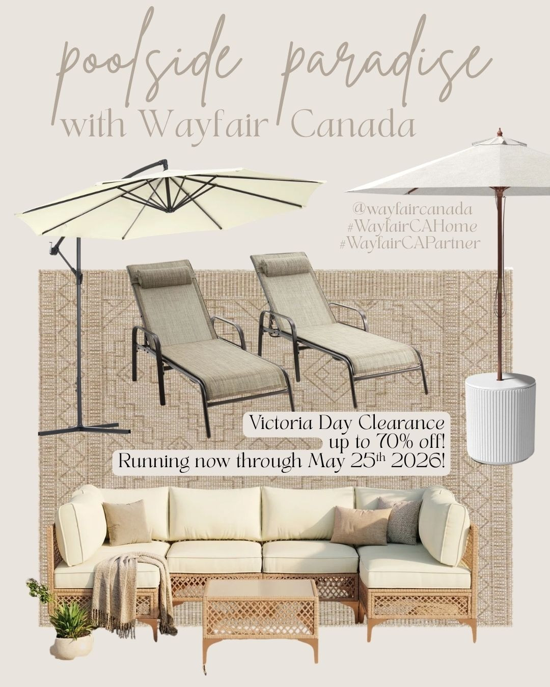 Shop Wayfair Canada’s Victoria Day Clearance from now through May 25th, with up to 70% off! 

@wayfaircanada 

 #WayfairCaHome #WayfairCaPartner #LTKcanada #LTKsale #LTKhome