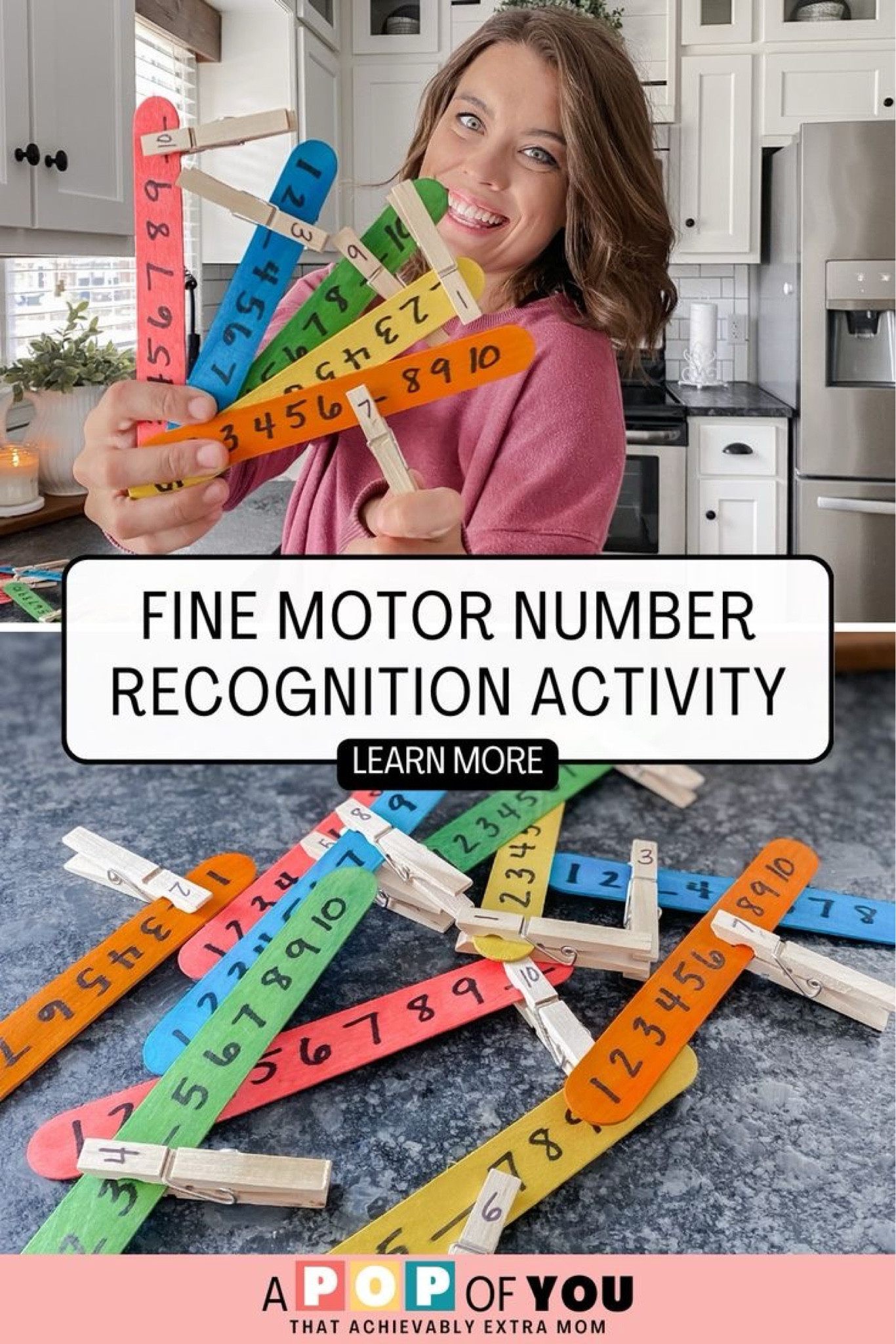 Two-in-one number sense and fine motor preschool activity using super jumbo craft sticks and clothespinss

#LTKfindsunder50 #LTKkids #LTKfamily