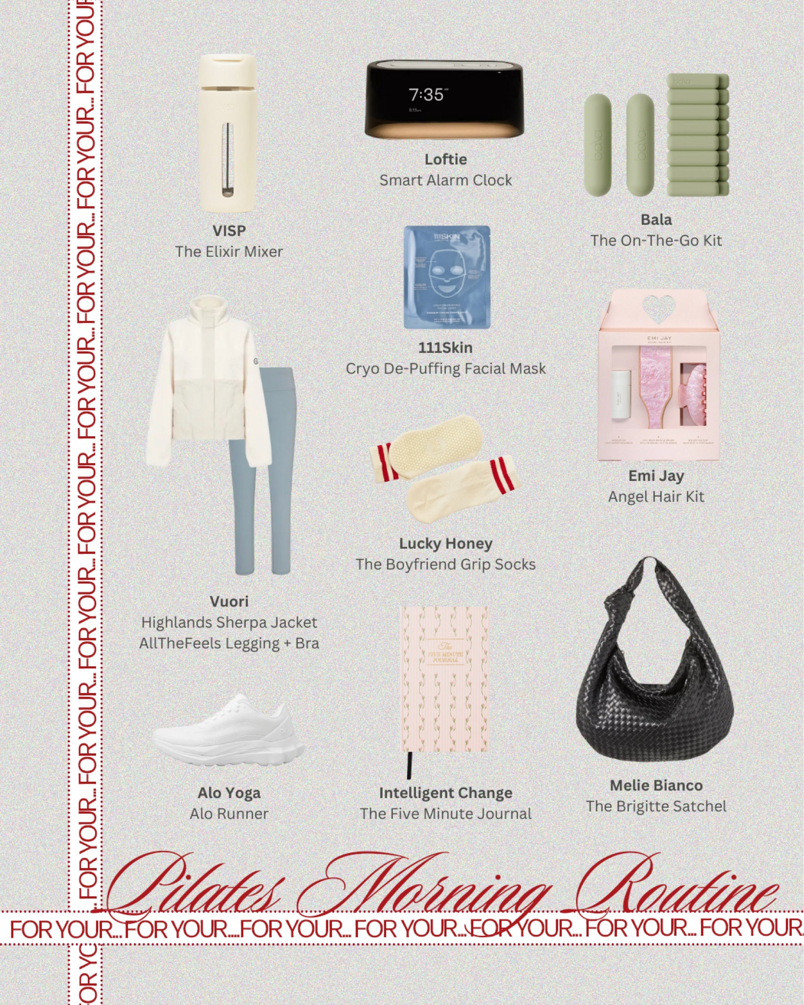 My Pilates Morning Routine Gift Guide 

#LTKSeasonal #LTKActive #LTKfitness