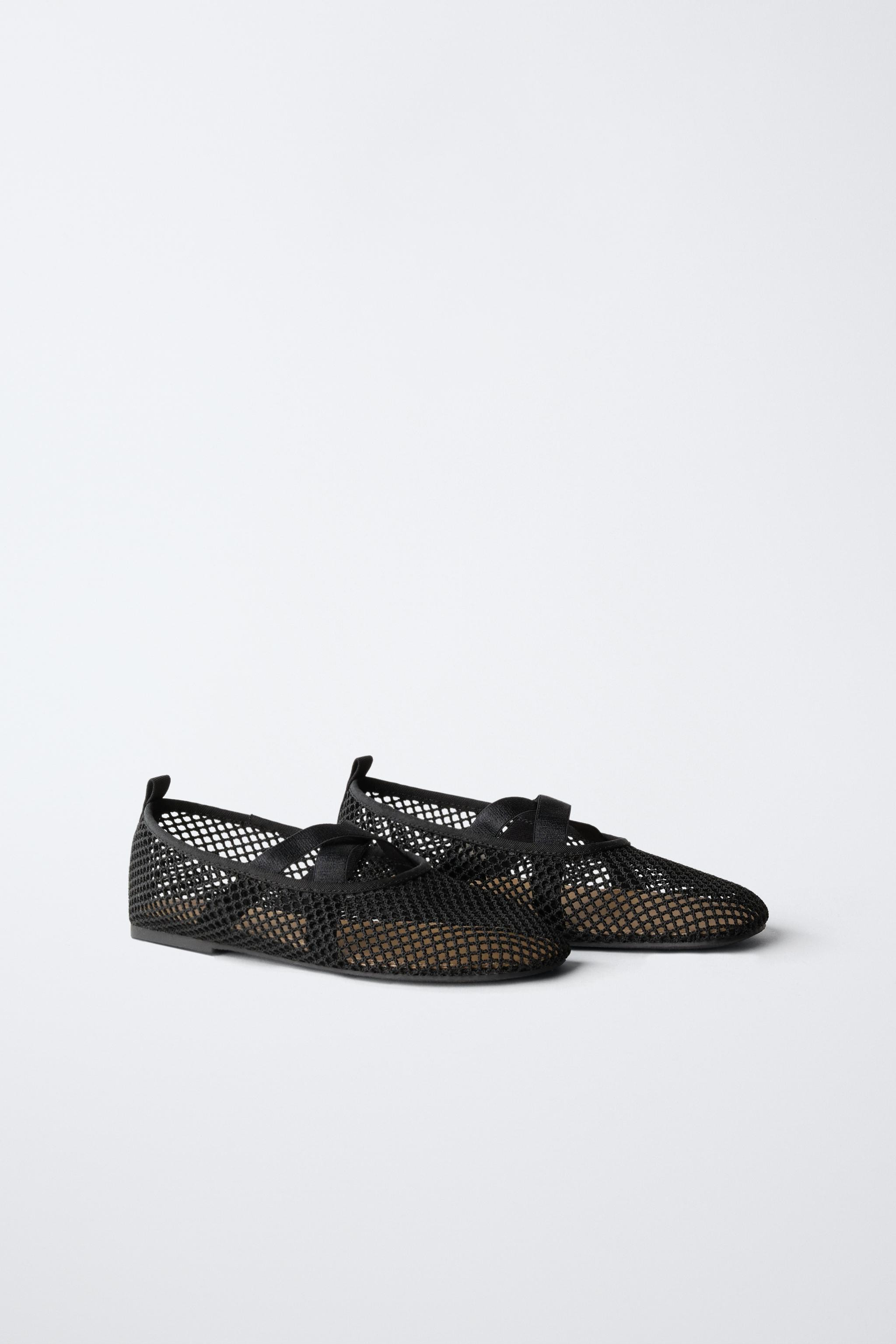 MESH BALLET FLATS | Zara Canada