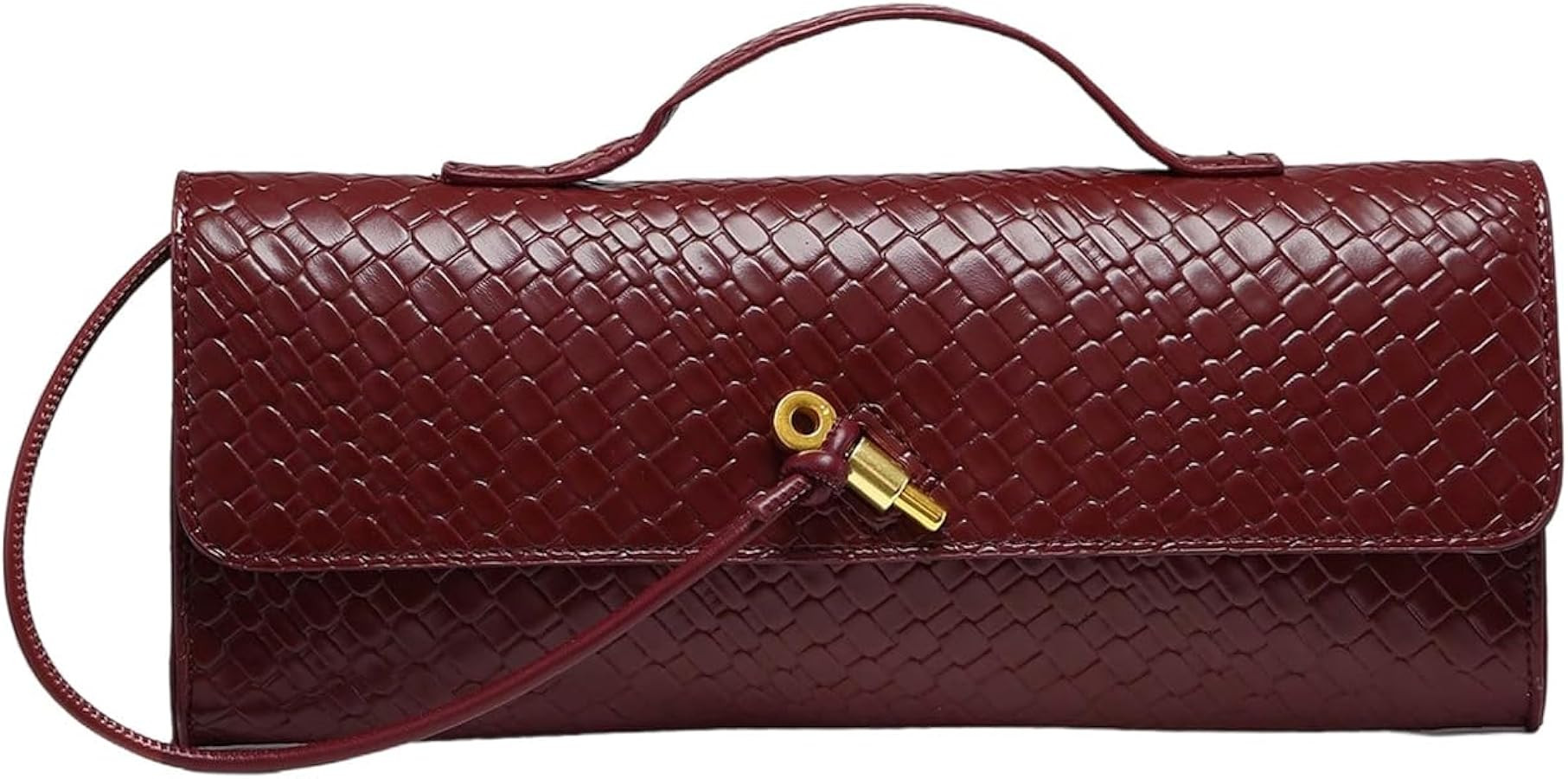 GORGLITTER Women's Faux Leather Clutch Evening Bag Wedding Party Purses Formal Crossbody Handbags | Amazon (US)