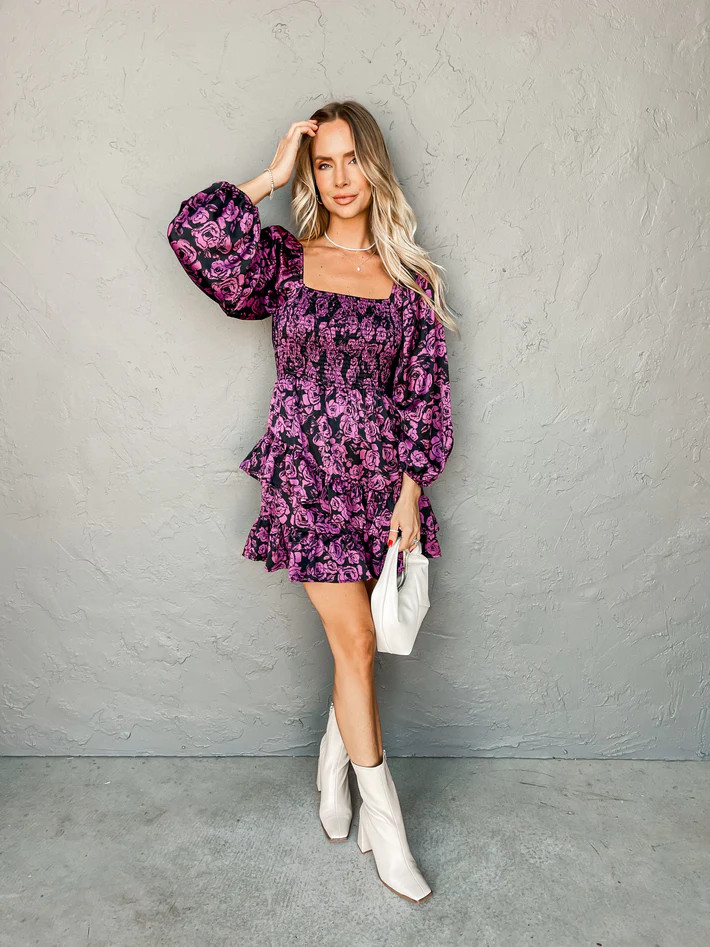 Simply Flourishing Floral Mini Dress | Ruthie Grace