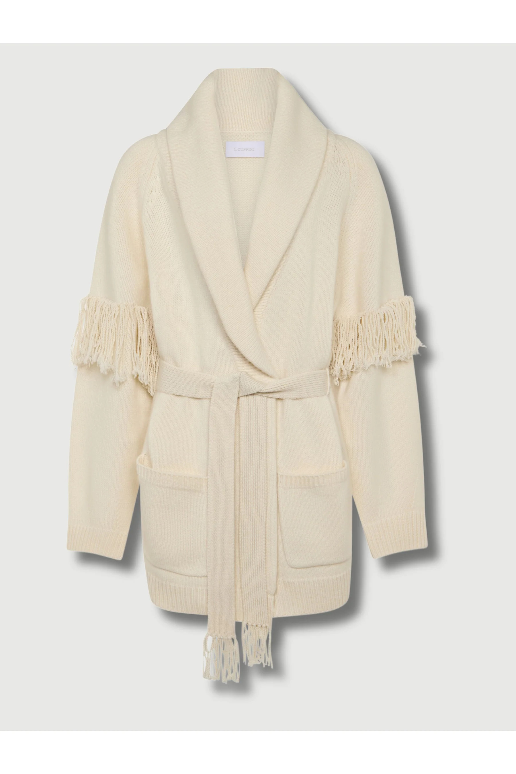 Carol Cashmere Sweater White | L.CUPPINI