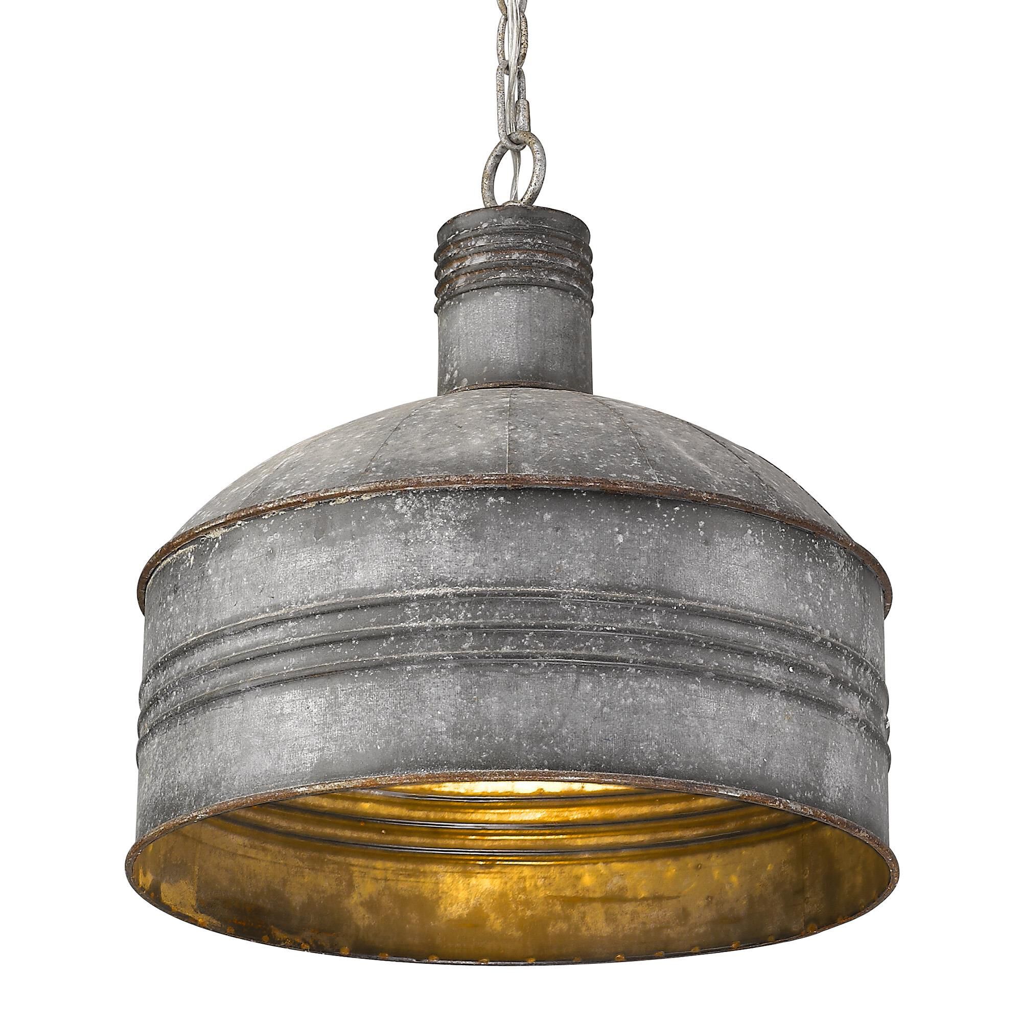Shiloh 15 Inch Cage Pendant by Golden Lighting | 1800 Lighting