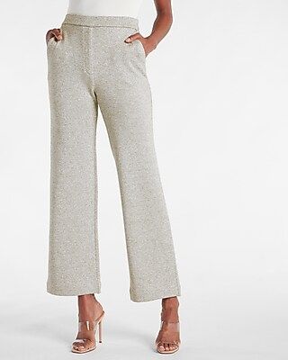 Super High Waisted Knit Trouser Pant | Express