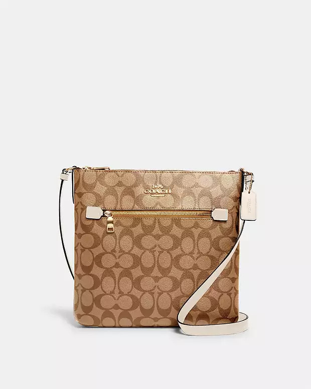 Rowan File Bag In Signature Canvas | Coach Outlet US