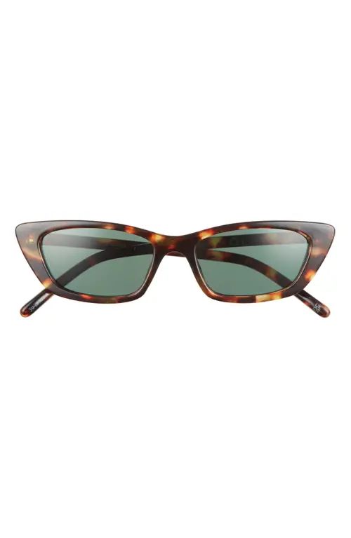 AIRE Titania V2 53mm Cat Eye Sunglasses in Milky Tort /Green Mono at Nordstrom | Nordstrom