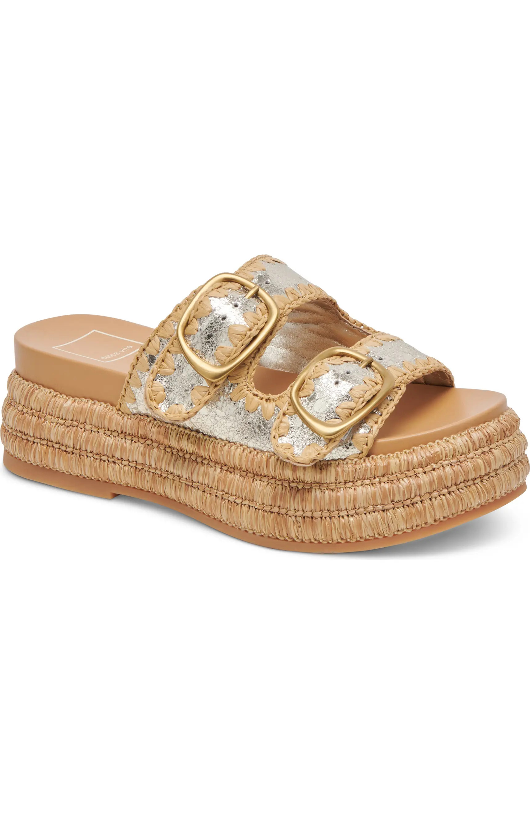 Wanika Jute Platform Slide Sandal (Women) | Nordstrom