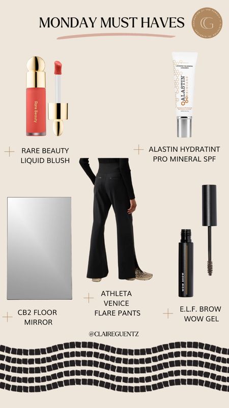 Monday must haves. Pants are TTS (I wear small tall), I have color joy in blush and neutral brown in brow gel 

#LTKhome #LTKbeauty #LTKunder50