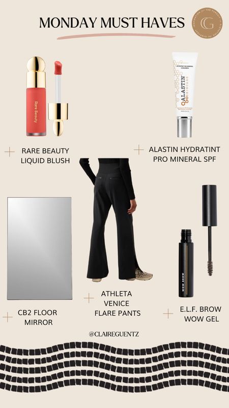 Monday must haves. Pants are TTS (I wear small tall), I have color joy in blush and neutral brown in brow gel 

#LTKhome #LTKbeauty #LTKunder50