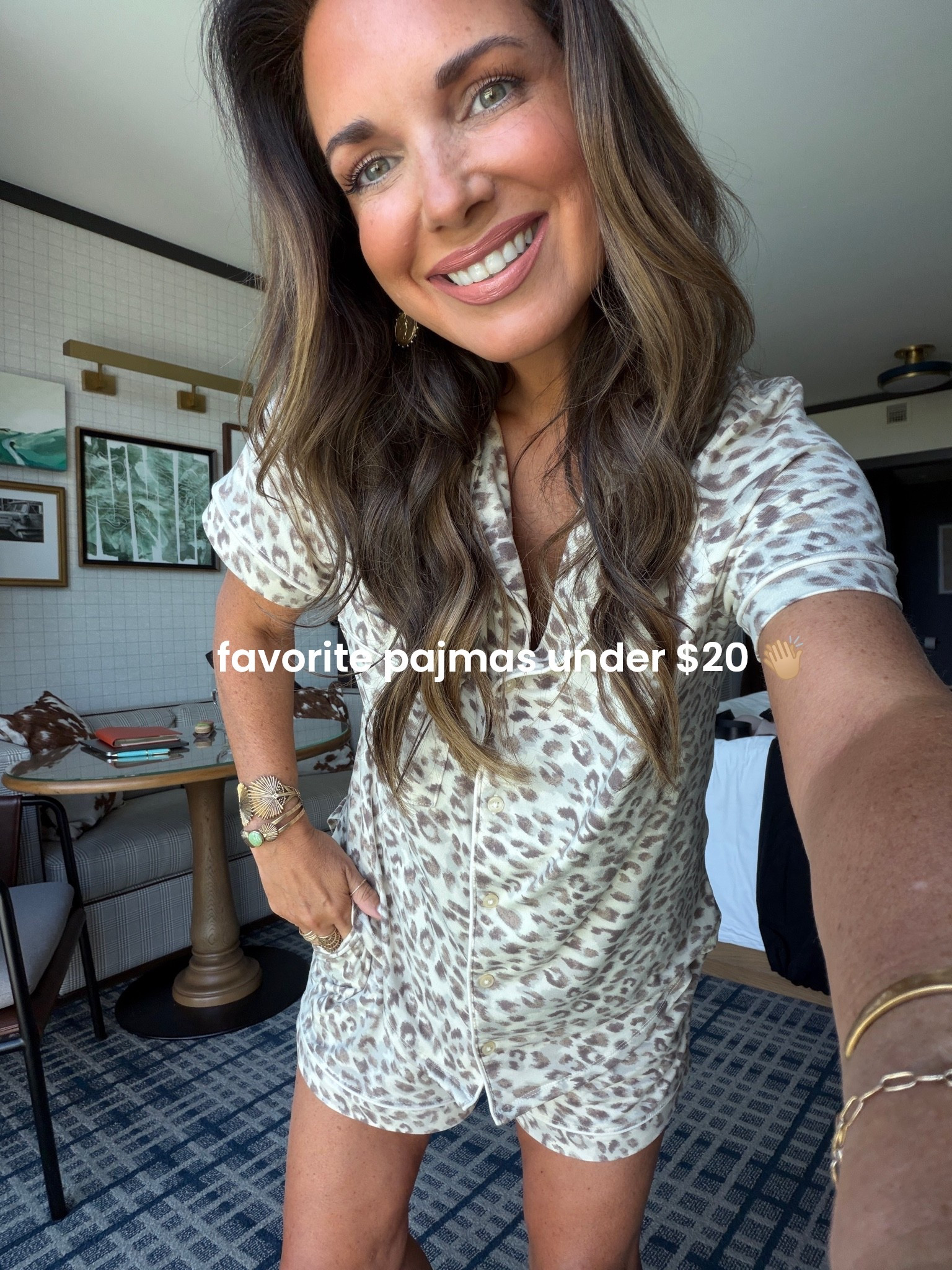 Walmart pajamas in a new print!! Thee softest and best pajamas!! They have them in long pants too!! 
Wearing size medium.

#LTKmomlife #LTKselfcare #LTKOver40