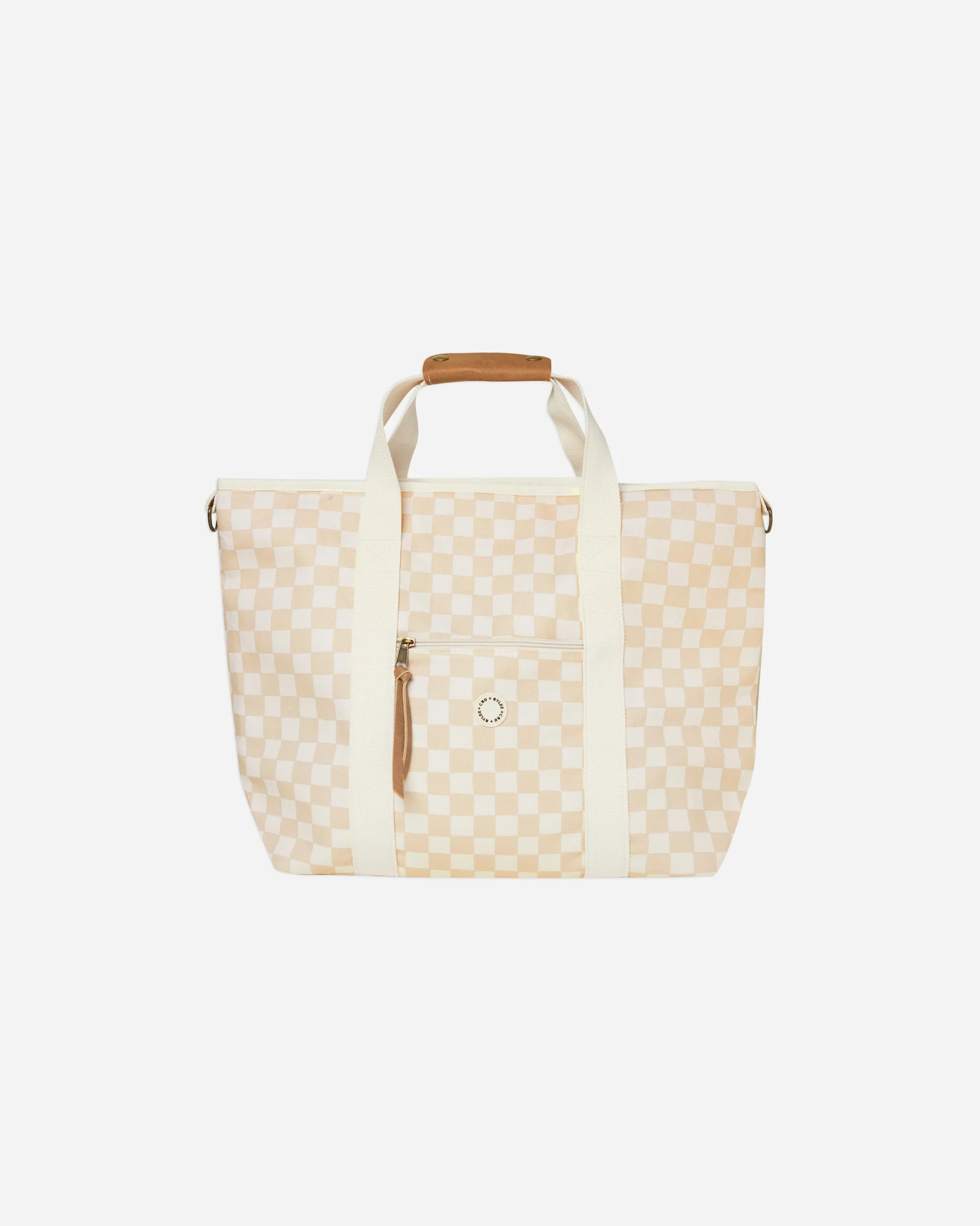 cooler tote || shell checker | Rylee + Cru