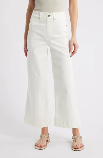 SPANXshape™ EveryWear Cropped Wide Leg Jeans | Nordstrom