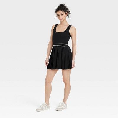 Women's Pleated Active Dress - All In Motion™ Black M | Target