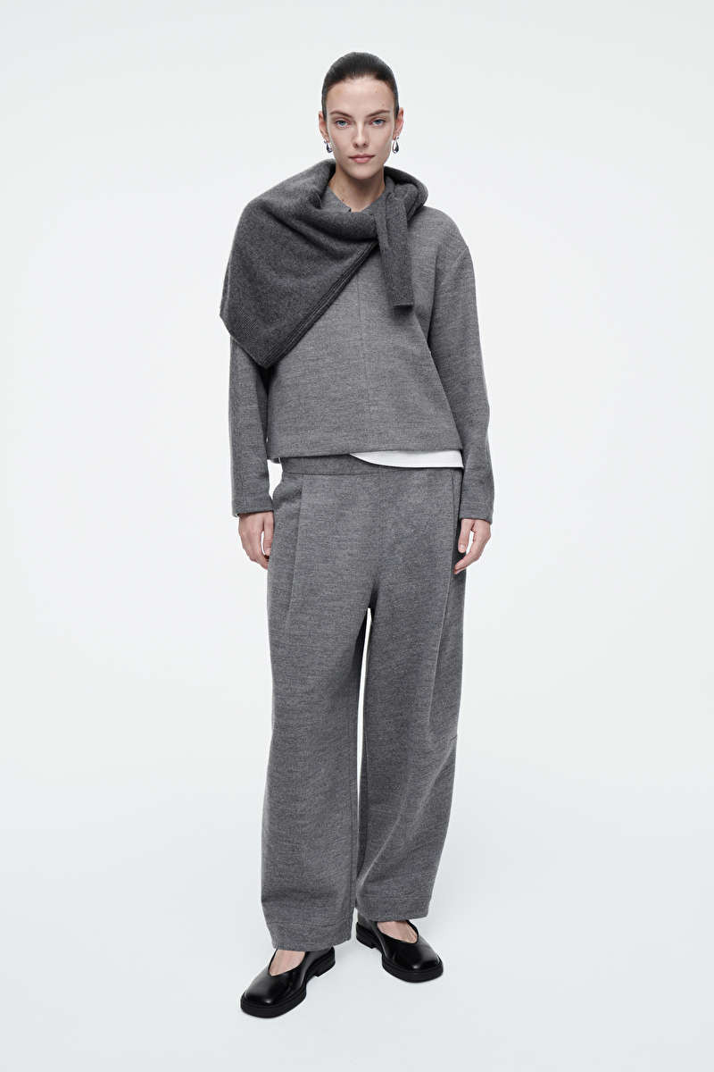 BOILED-WOOL ZIP-UP CARDIGAN | COS (EU)
