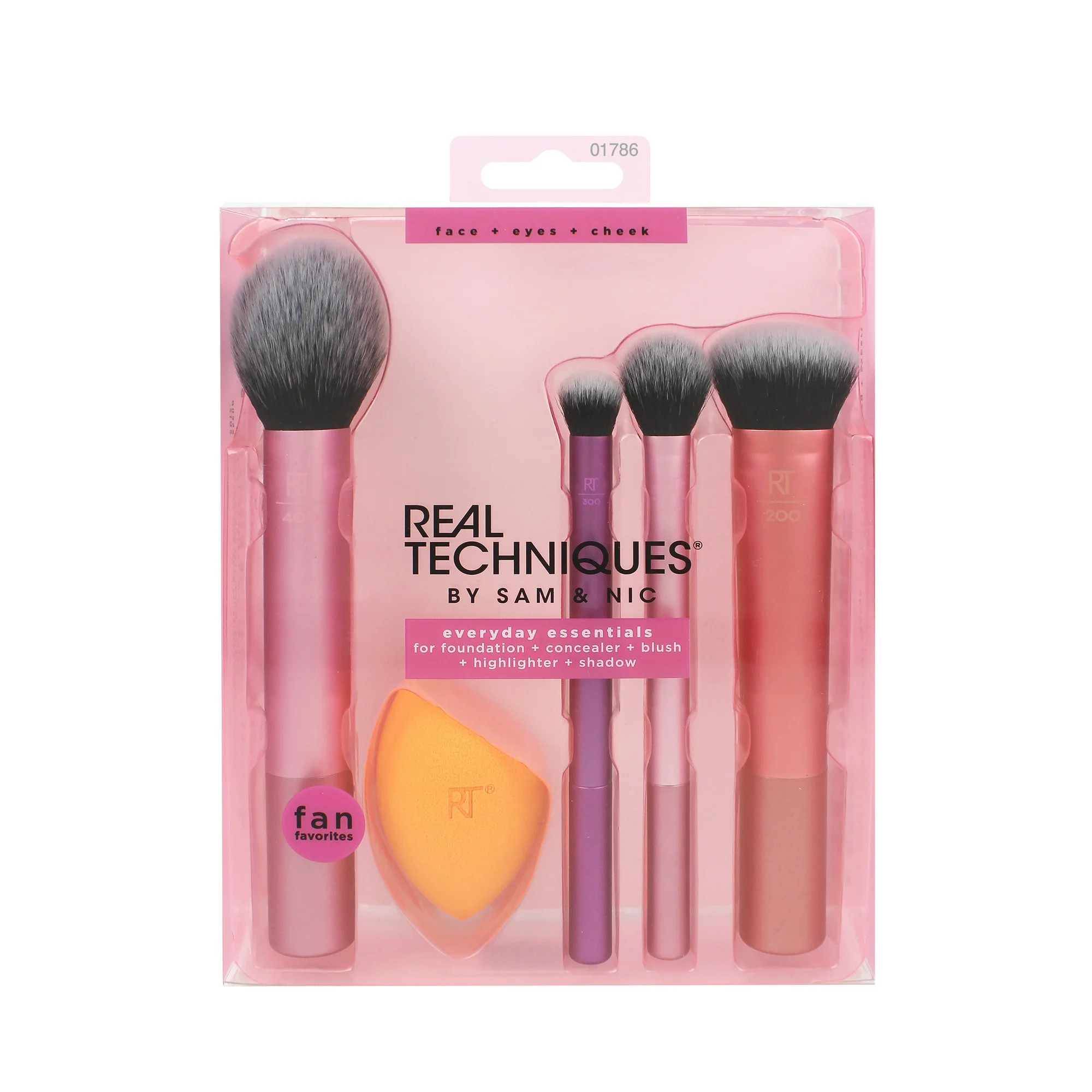 Real Techniques Everyday Essentials Makeup Brush Set | Walmart (US)
