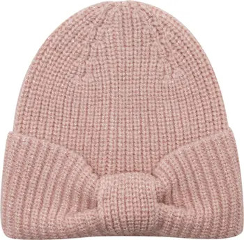 metallic bow beanie | Nordstrom