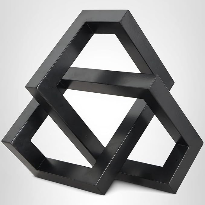 Deco 79 Metal Geometric Decorative Sculpture Abstract Shaped Home Decor Statue, Accent Figurine 1... | Amazon (US)