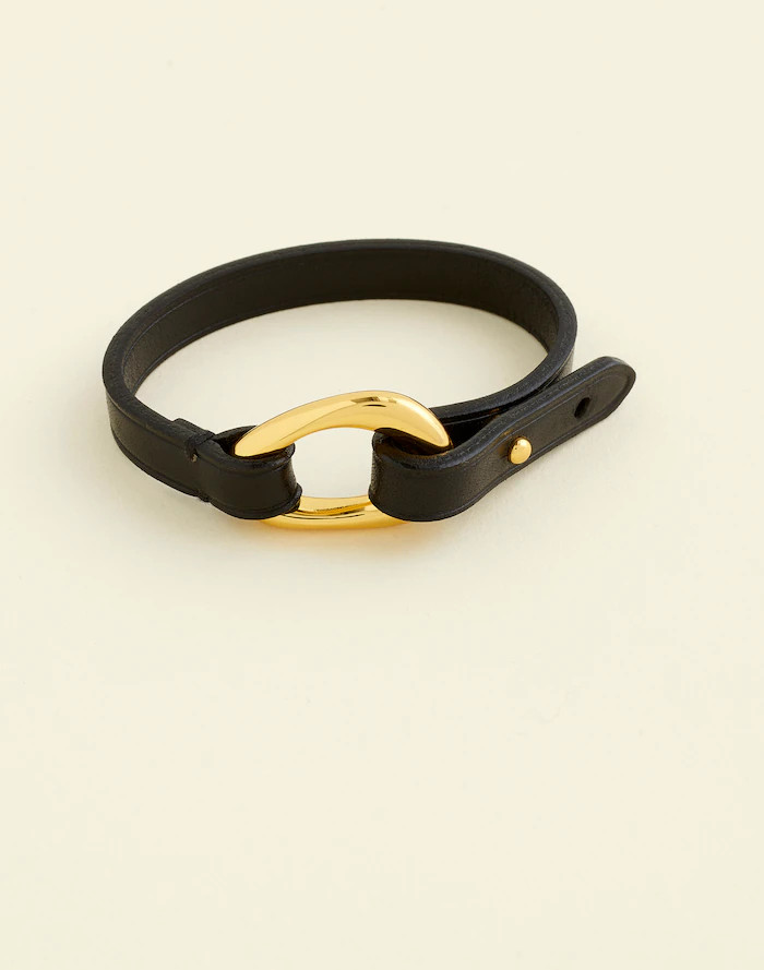 The Elevated Collection Sculpted Leather Bracelet | Madewell