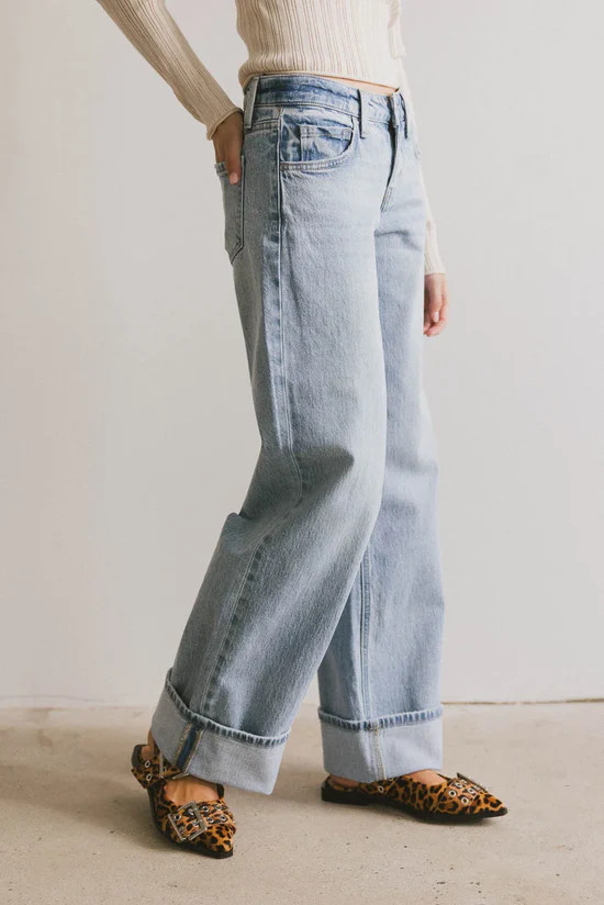 Marcia Cuffed Baggy Jeans | Böhme US