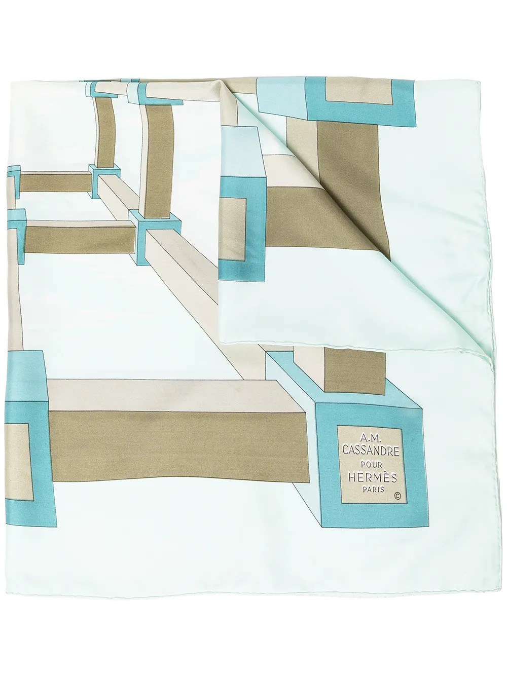 Hermès pre-owned Cassandre Silk Scarf - Farfetch | Farfetch Global