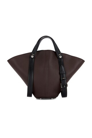 Maison Margiela Small Dress Age Bag in Chocolate | FWRD 