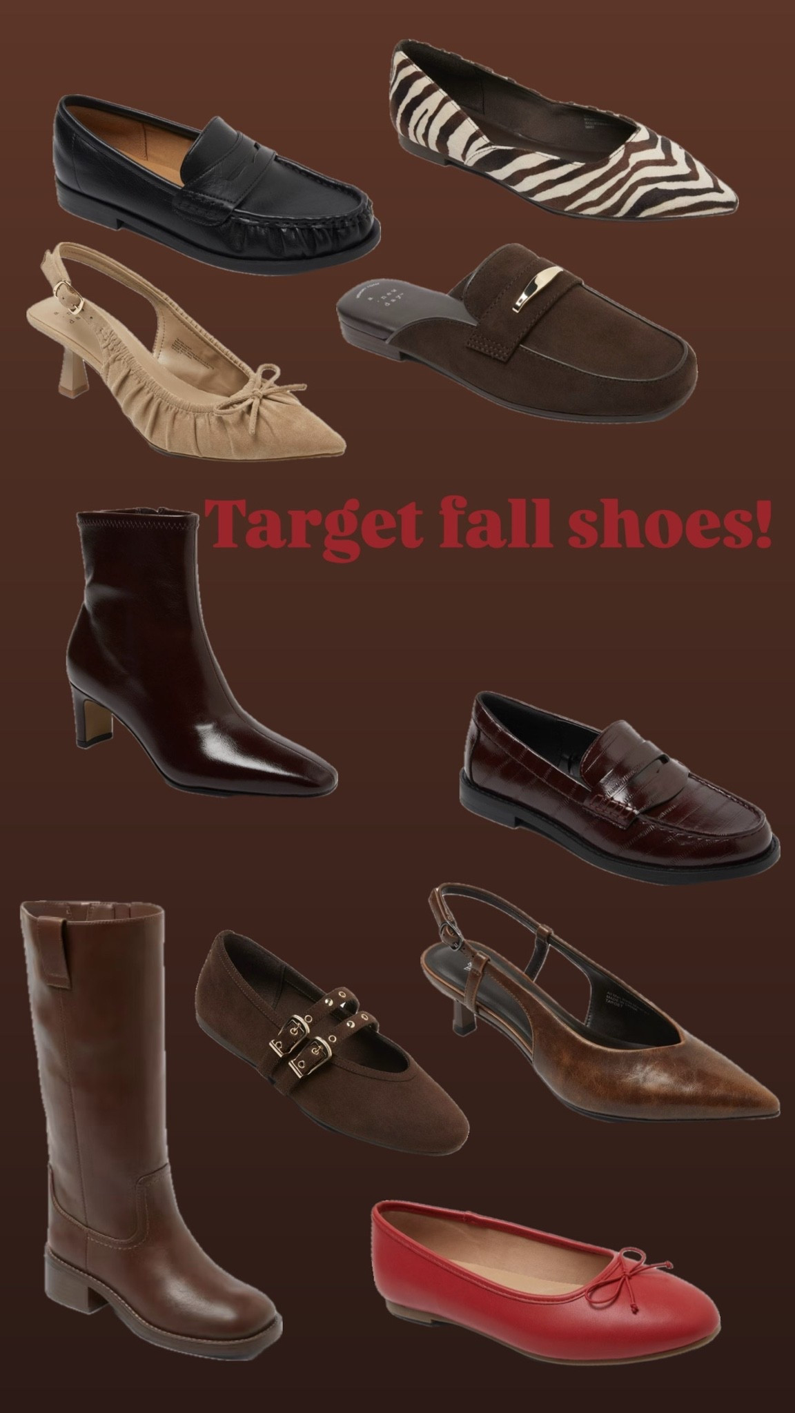 Target fall shoes!

#LTKSeasonal #LTKOver40 #LTKootd