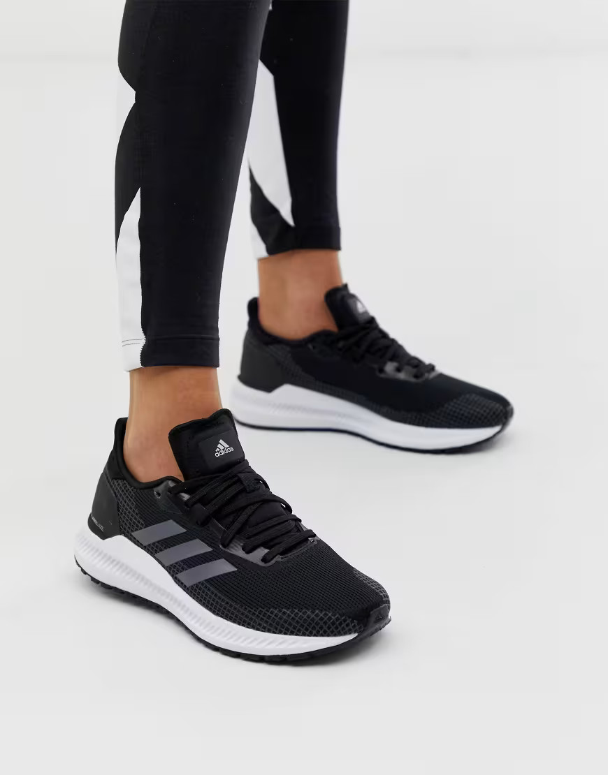 adidas Running - Solar blaze - Baskets - Noir | ASOS (Global)